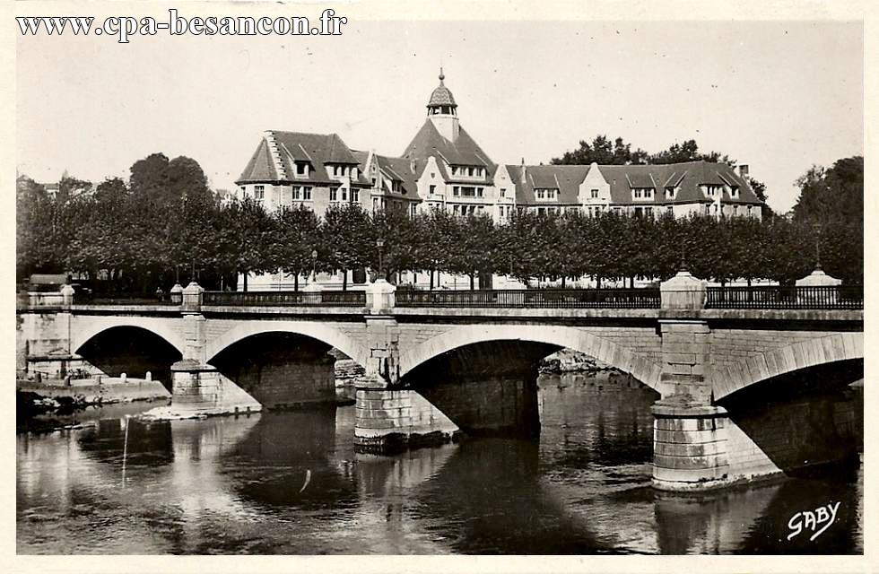 58 - Besançon - Pont Carnot et Cité Universitaire